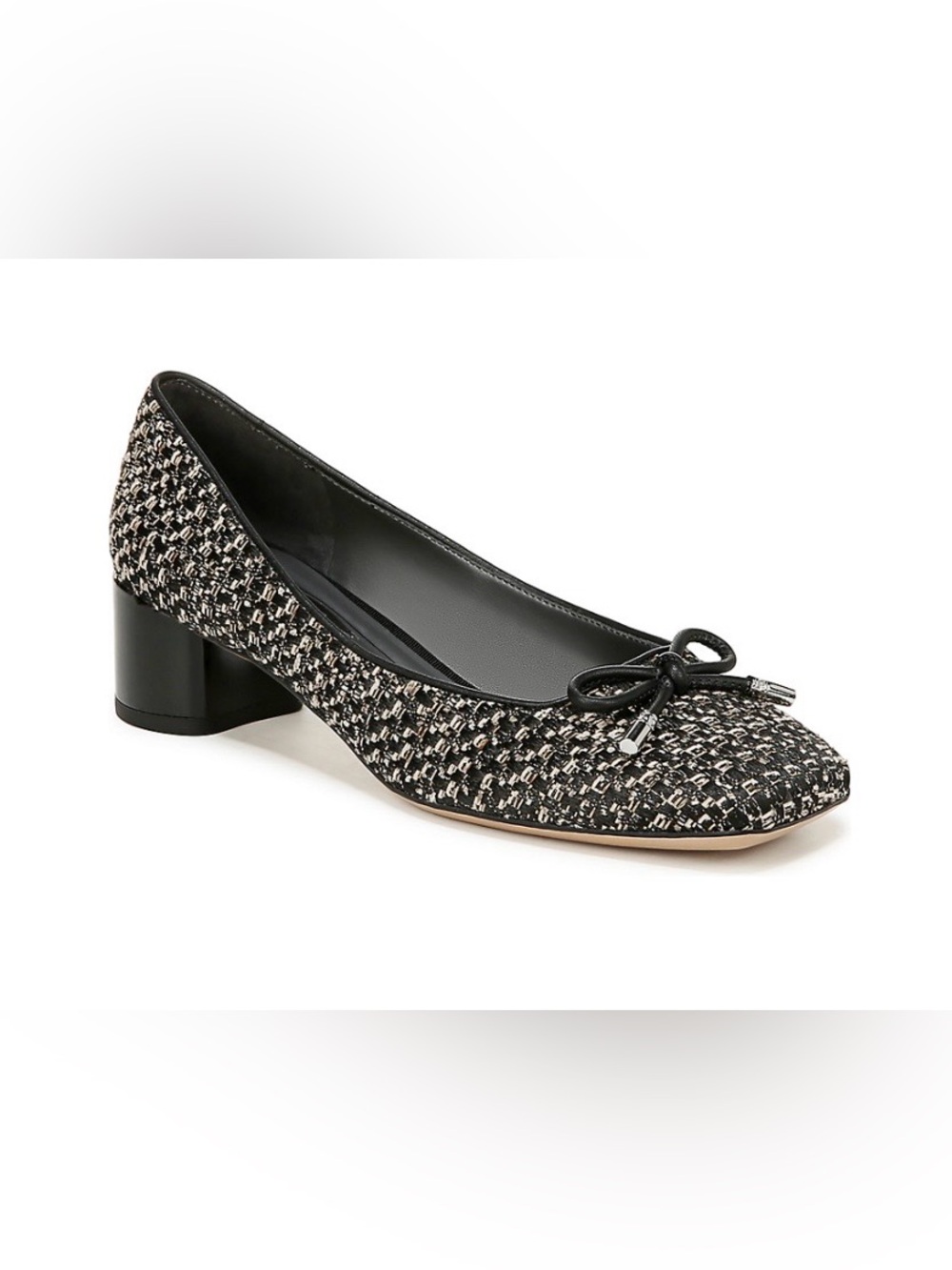 FRANCO SARTO Natalia Black Block Heel Pumps. NWT
